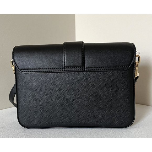 New Michael Kors Carmen Medium Convertible Shoulder Bag Black - Picture 5 of 7